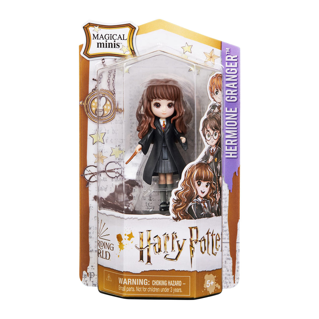 Figurine Hermione Granger Magical Minis - Articulée 8 cm avec Baguette - Jouet Harry Potter 5 ans+