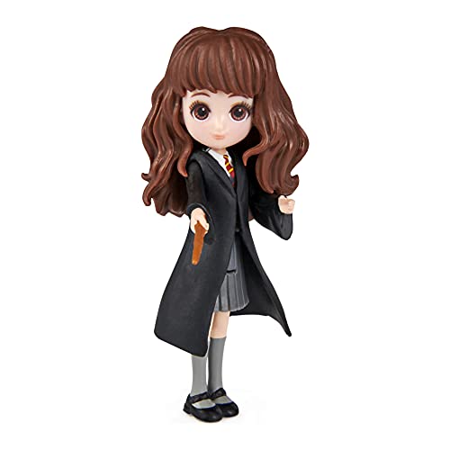 Figurine Hermione Granger Magical Minis - Articulée 8 cm avec Baguette - Jouet Harry Potter 5 ans+