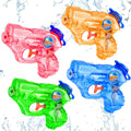 Fikamd 4-Pack Mini Water Guns for Kids – 6.8 oz Capacity, 20-23ft Range, Safe ABS Plastic