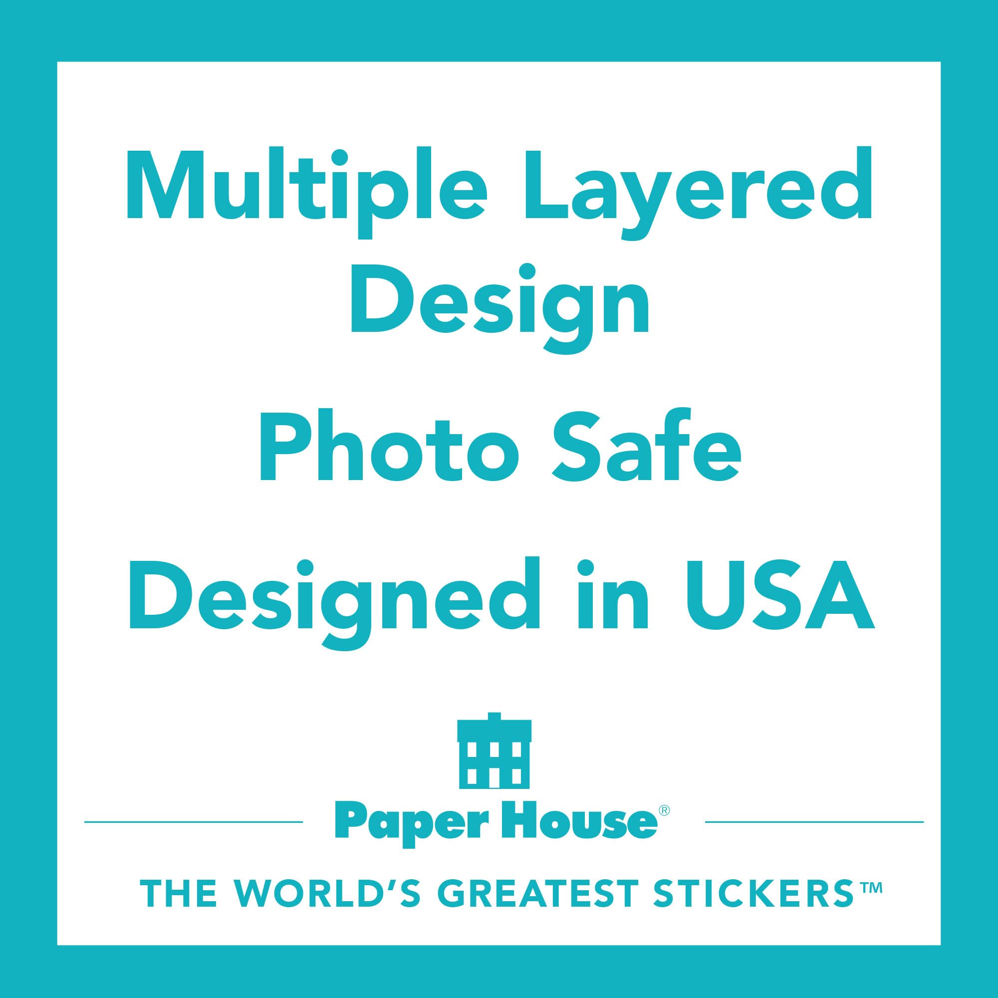 Firefighter Themed Die-Cut Sticker Sheet with Foil Accents and Foam Dimension – Paper House Productions