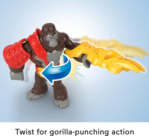 Fisher-Price Imaginext Boss Level Army Pack – 9-Piece Monkey & Gorilla Battle Set