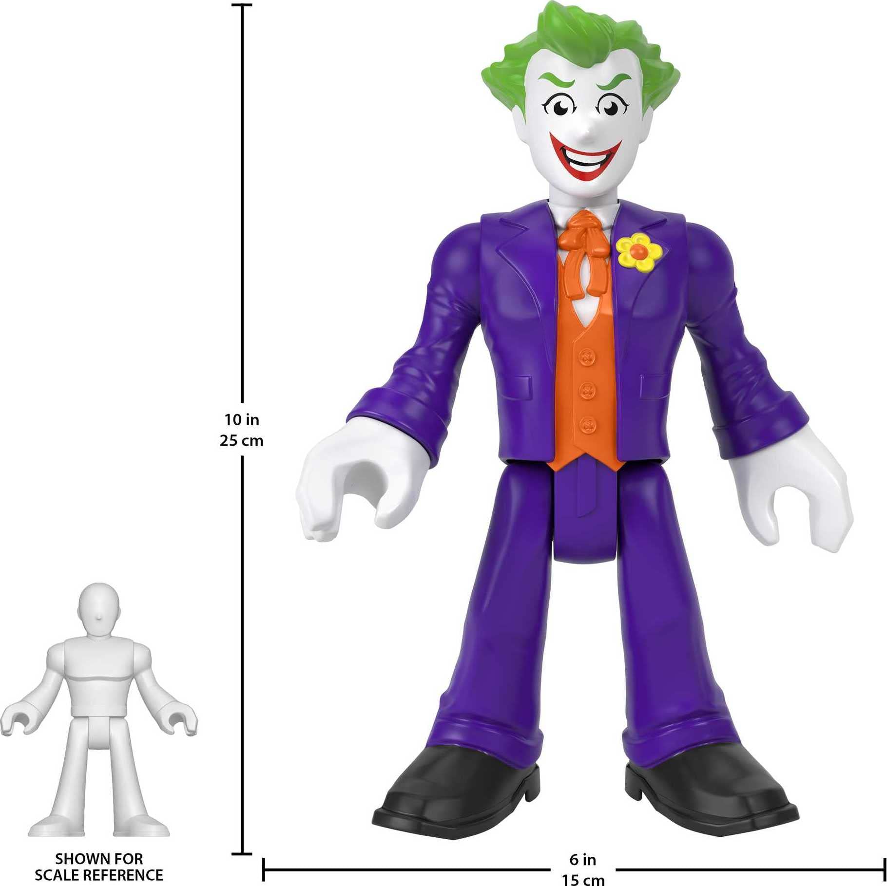 Fisher-Price Imaginext DC Super Friends The Joker XL 10-Inch Poseable Action Figure for Kids Ages 3-8