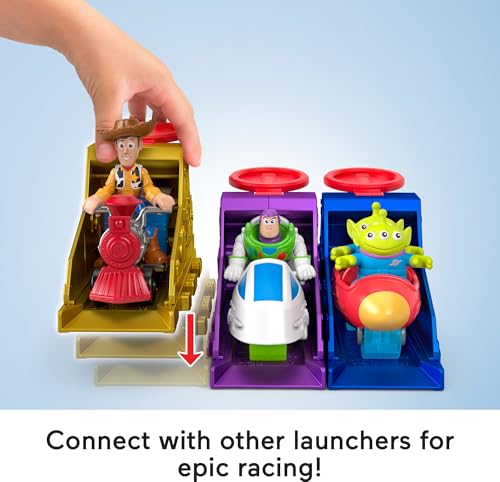 Fisher-Price Imaginext Toy Story Launcher Set with Buzz Lightyear Figure and Vehicle