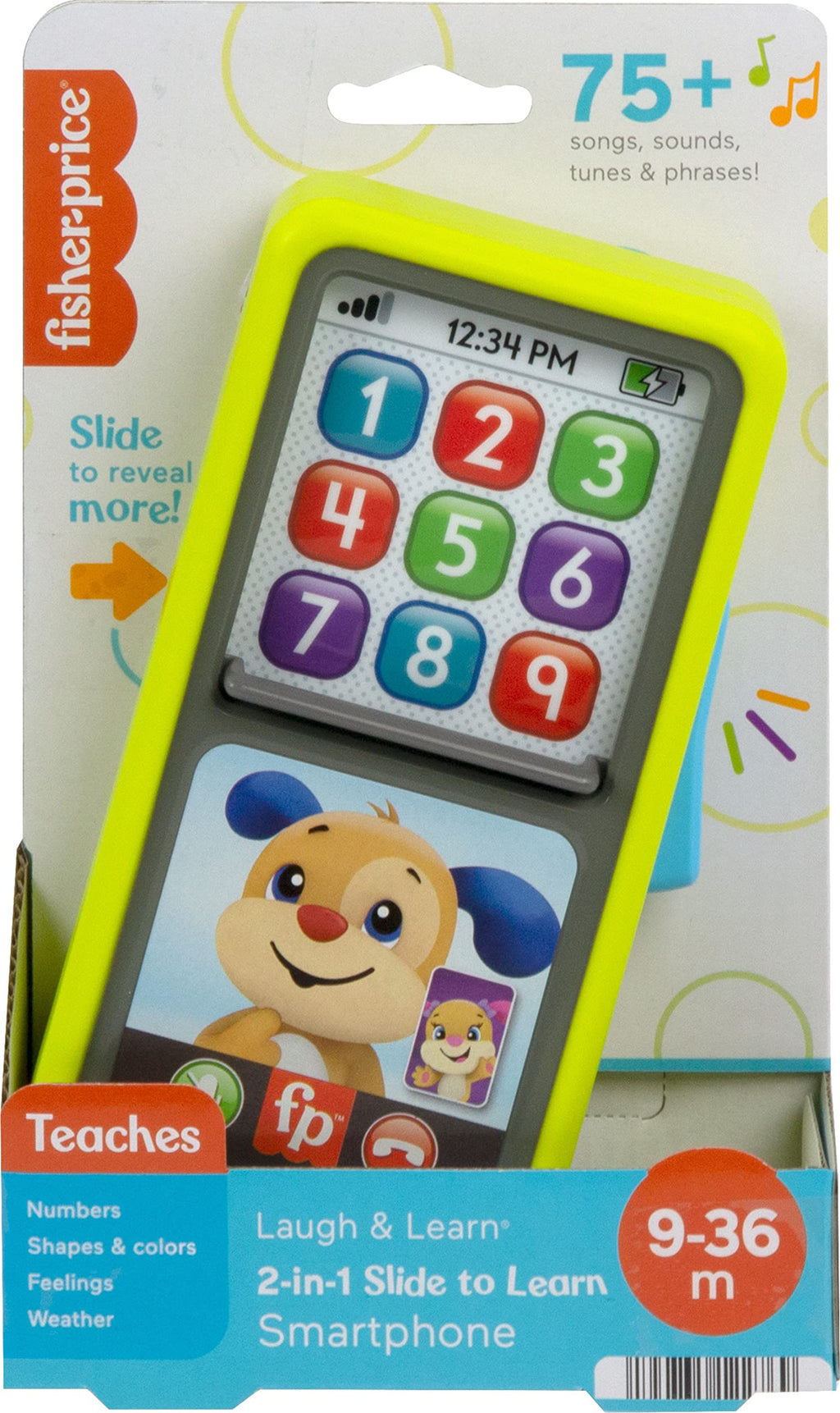 Fisher-Price Laugh & Learn 2-in-1 Smartphone Toy - Interactive Learning for Ages 9+ Months