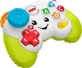 Fisher-Price Laugh & Learn Game & Learn Controller – Pretend Video Game Toy with Lights, Music & Multilingual Songs for Babies 6+ Months