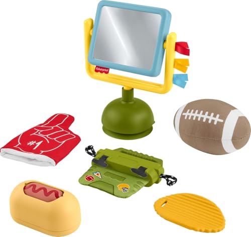 Fisher-Price Mini Me Moments Tiny Tailgater Set – 6-Piece Sensory Toy Set for Babies 3+ Months