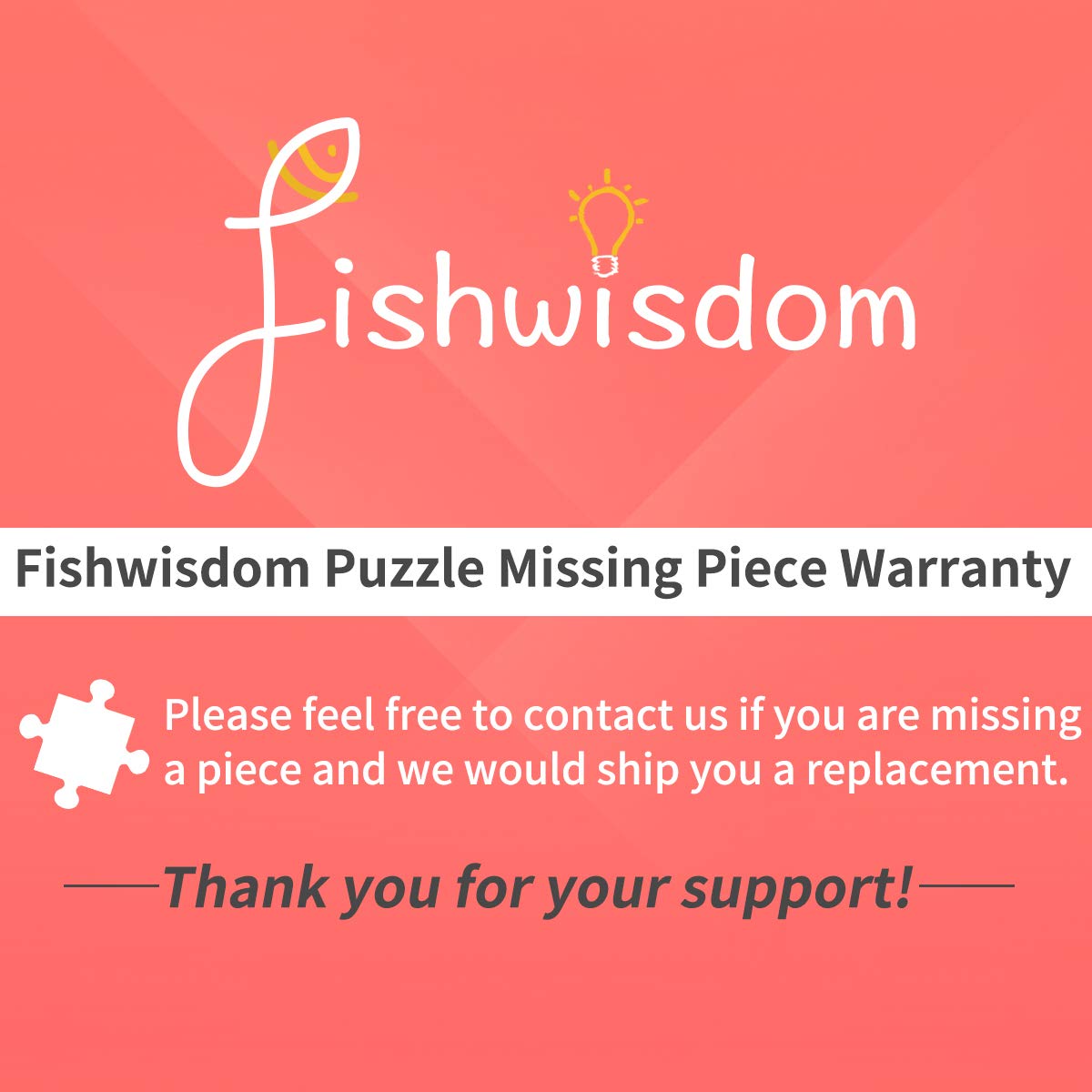 Fishwisdom 500-Piece Donut Cupcake Jigsaw Puzzle – 20.5x15 inch, Eco-Friendly, with Poster & Bag
