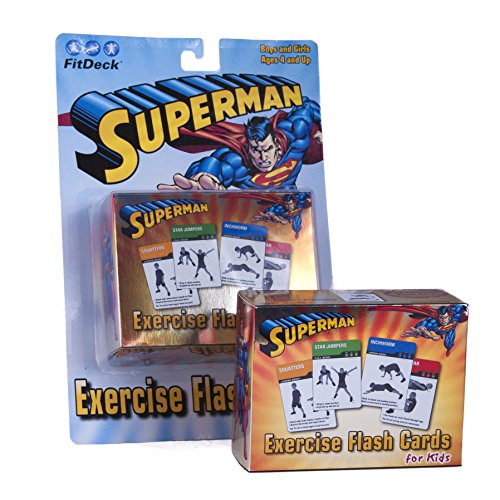 Fitdeck Exercise Playing Cards – 50 Unique Kids Fitness Workouts, No Equipment Needed