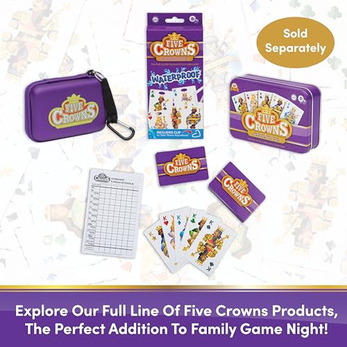 Five Crowns Jr. Card Game for Kids – Simplified Rummy with Rotating Wild Cards, Ages 5+