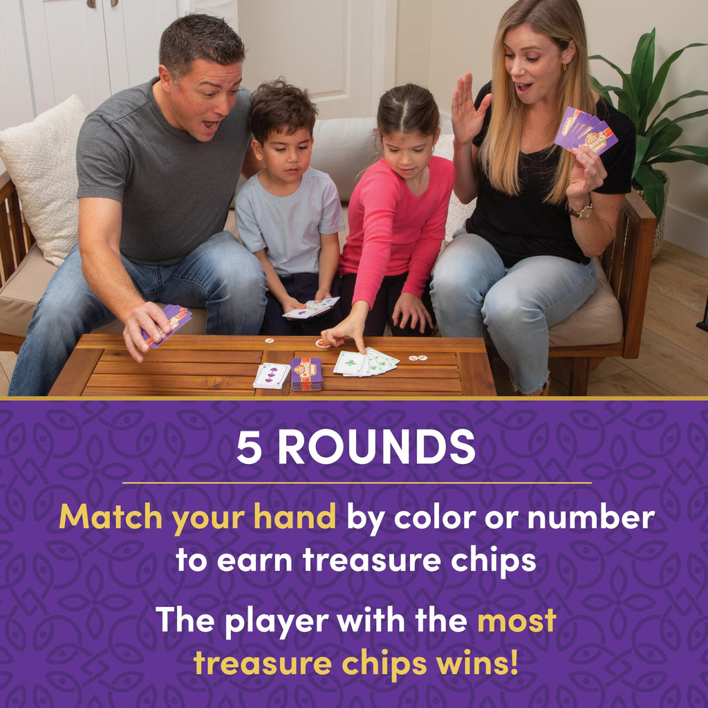 Five Crowns Jr. Card Game for Kids – Simplified Rummy with Rotating Wild Cards, Ages 5+