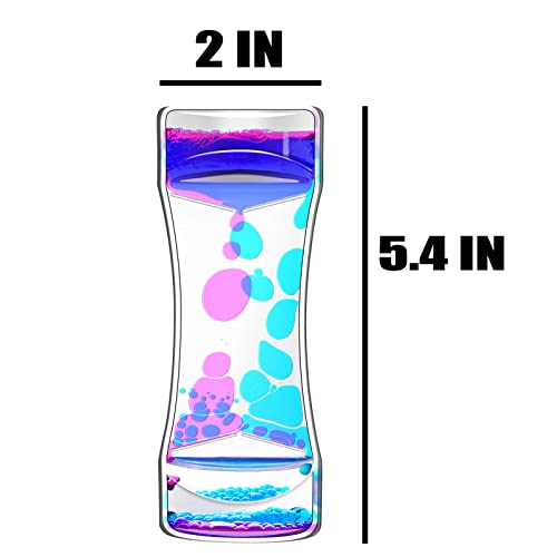 FKYTION Liquid Motion Bubbler Timer Pack of 2 – Calming Sensory Fidget Toy for Focus and Relaxation