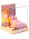 Flever Crushing Moment Dollhouse Miniature DIY Kit – Creative Room with Furniture for Romantic Gift