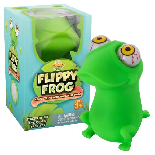Flippy Frog Squishy Eye Popping Toy – Stress Relief Fidget for Kids and Adults