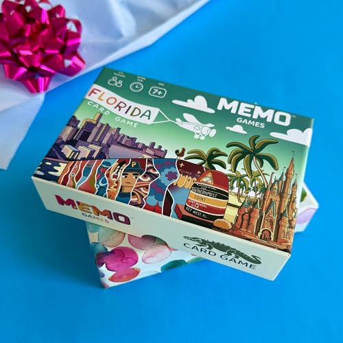Florida Landmarks Memory Game – 50 Cards with QR Facts, Ages 7+