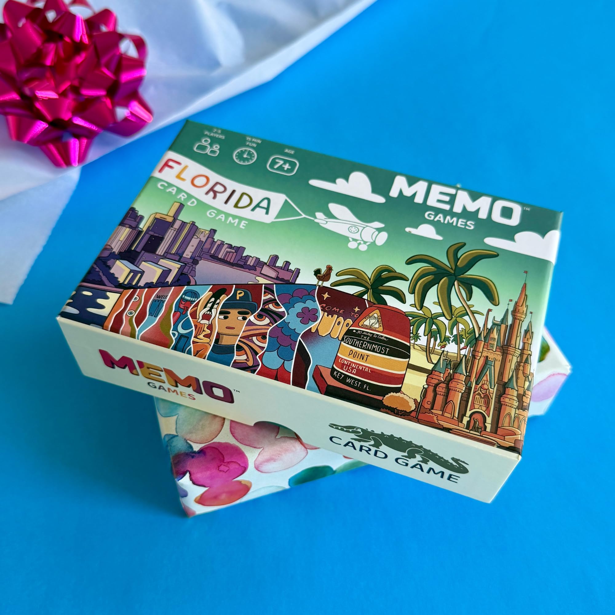 Florida Landmarks Memory Game – 50 Cards with QR Facts, Ages 7+