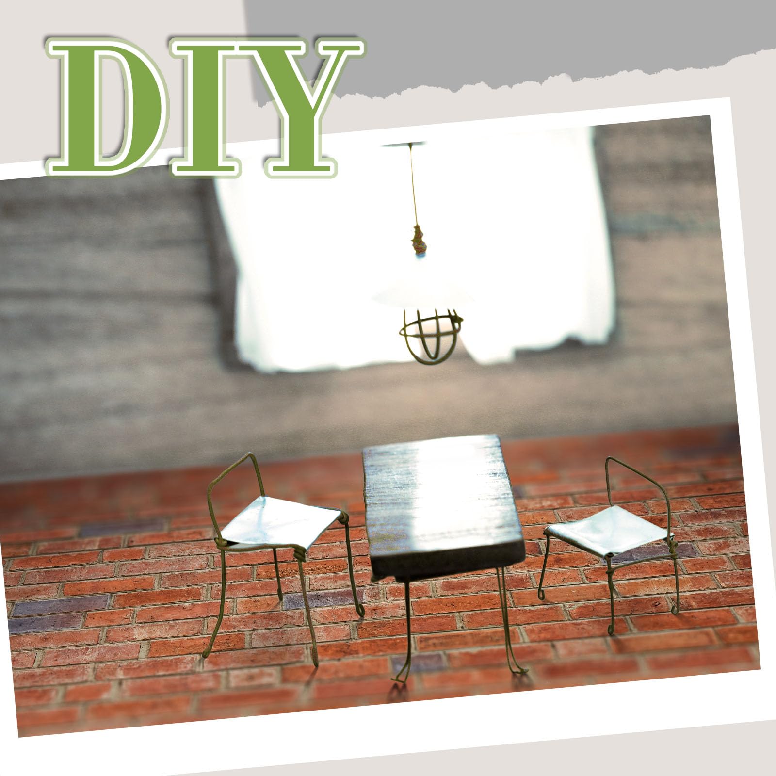 Flutesan 12-Pack Miniature Dollhouse Wallpaper and Flooring Sheets - Peel & Stick Red Brick Pattern, A4 Size (8.27 x 11.69 in)
