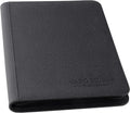 Foalgo 9-Pocket Card Binder – 540-Card Capacity, PU Leather Zip Album for MTG, TCG & Sports Cards (Black)