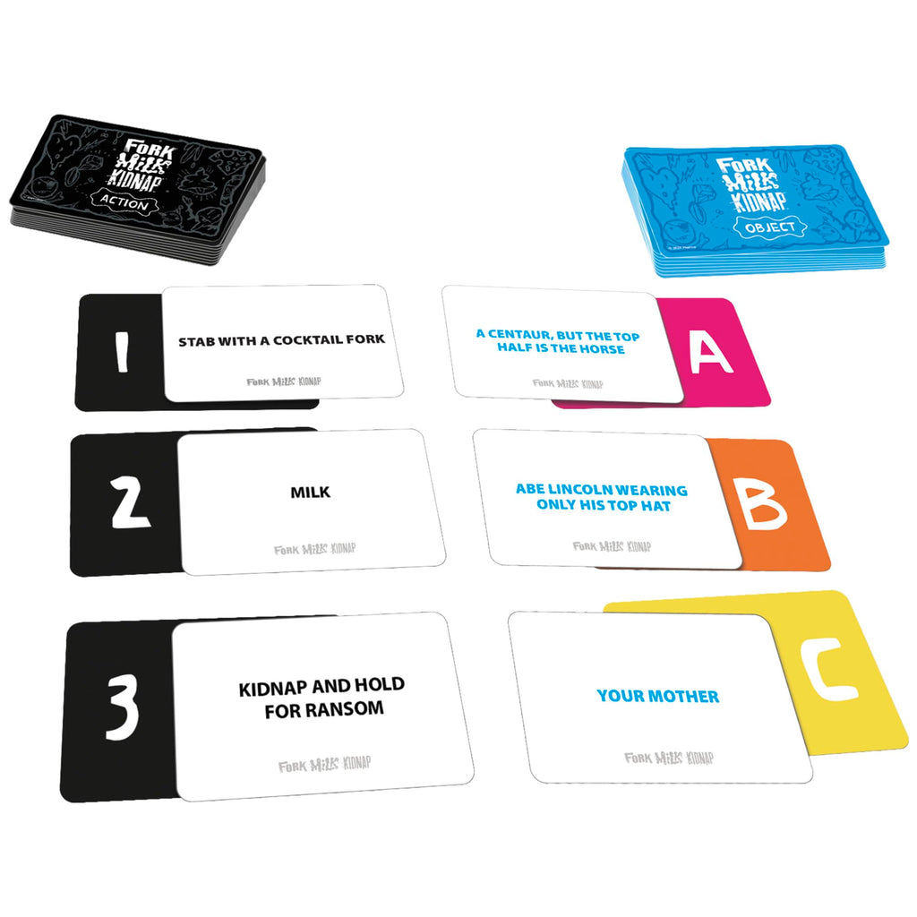 Fork Milk Kidnap: An Adults-Only Party Game of Questionable Choices for 3-10 Players
