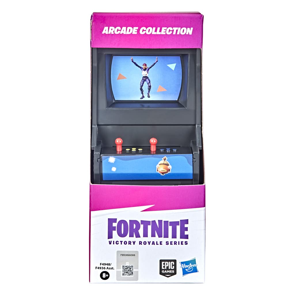 Fortnite Victory Royale Series Orange Arcade Machine Toy – 6-Inch Collectible with Accessories