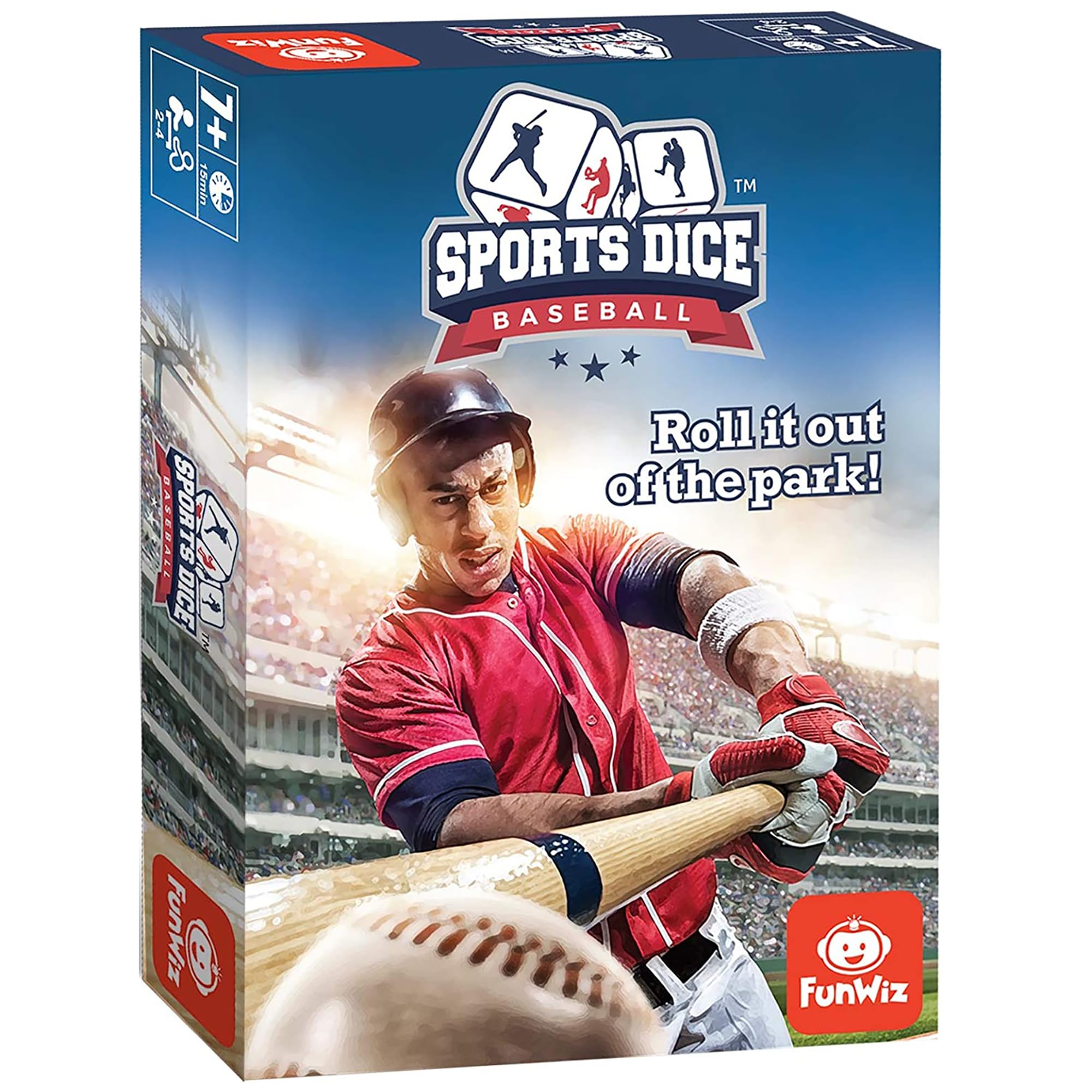 FoxMind Baseball Sport Dice Game – Fast-Paced Dice Duel for 2-4 Players, Ages 7+
