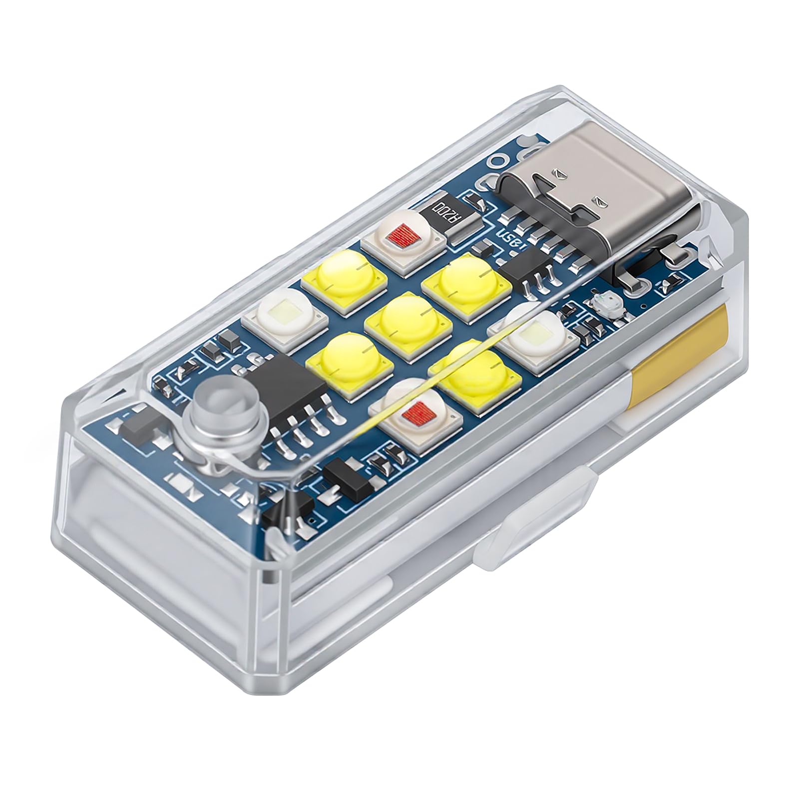 FPVtosky Drone Strobe Light: FAA Compliant Night Flying LED Light with 10 Modes, Compatible with DJI and More