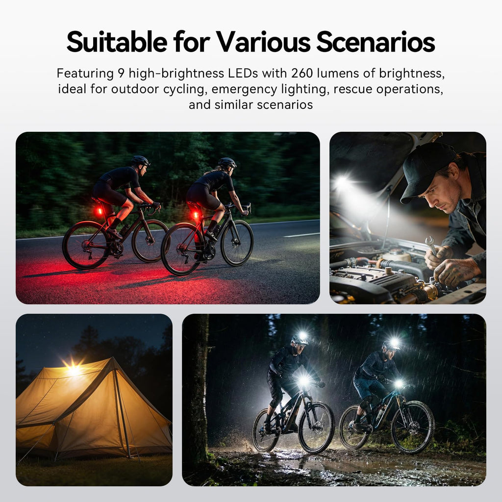 FPVtosky Drone Strobe Light: FAA Compliant Night Flying LED Light with 10 Modes, Compatible with DJI and More