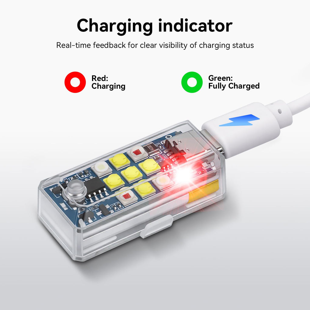FPVtosky Drone Strobe Light: FAA Compliant Night Flying LED Light with 10 Modes, Compatible with DJI and More