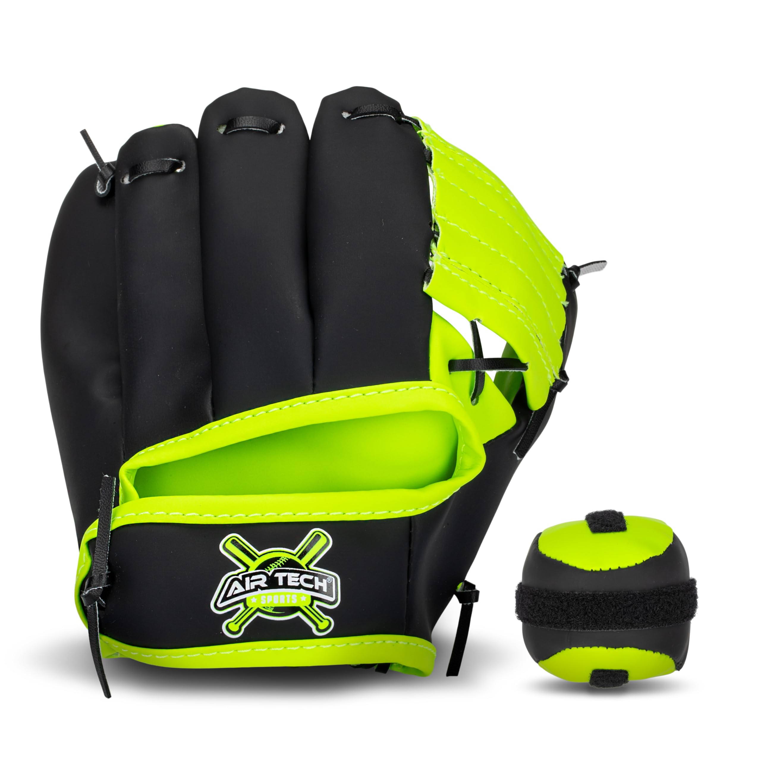 Franklin Sports 8" Foam Teeball Glove with Stiktek Ball – Right Hand Throw for Toddlers & Kids (3+)