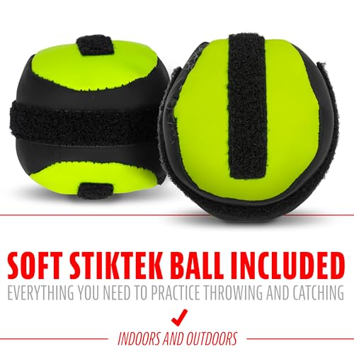 Franklin Sports 8" Foam Teeball Glove with Stiktek Ball – Right Hand Throw for Toddlers & Kids (3+)