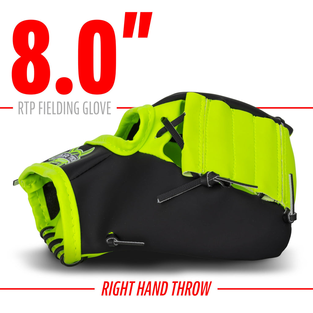 Franklin Sports 8" Foam Teeball Glove with Stiktek Ball – Right Hand Throw for Toddlers & Kids (3+)