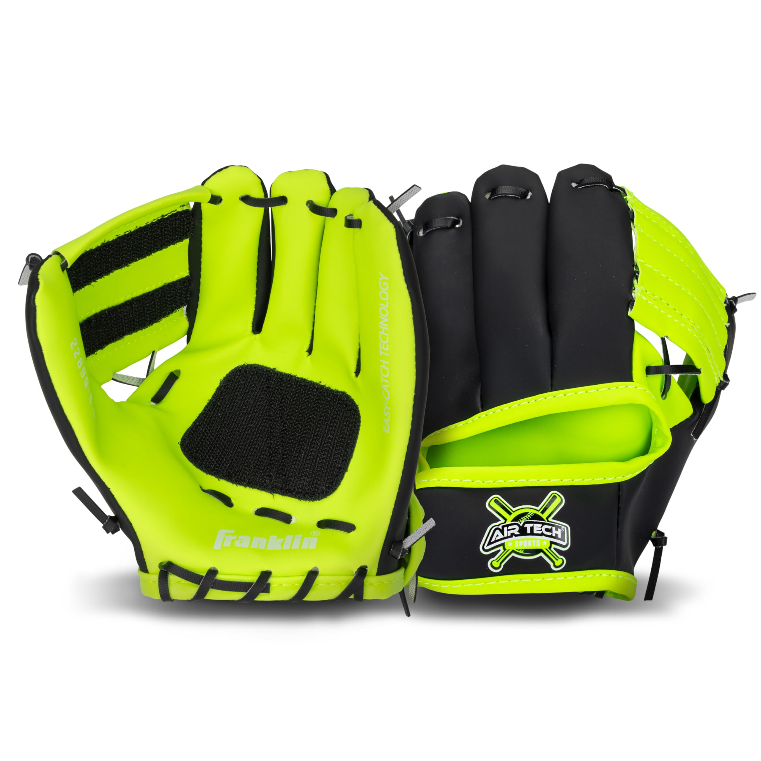 Franklin Sports 8" Foam Teeball Glove with Stiktek Ball – Right Hand Throw for Toddlers & Kids (3+)