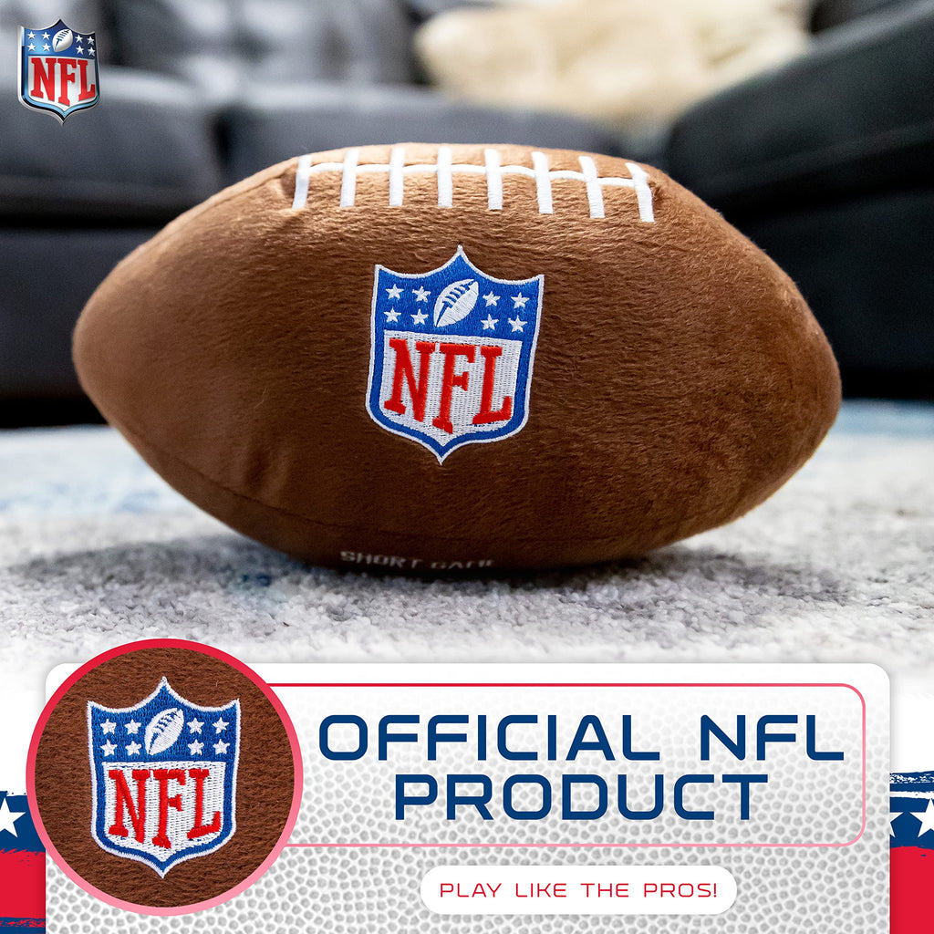 Franklin Sports NFL Plush Football – Soft 12-Inch Toy for Kids with Embroidered Play Routes