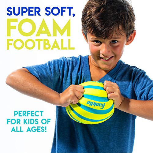 Franklin Sports Probrite 9-Inch Soft Foam Football – Mini Youth Toy for Indoor/Outdoor Play