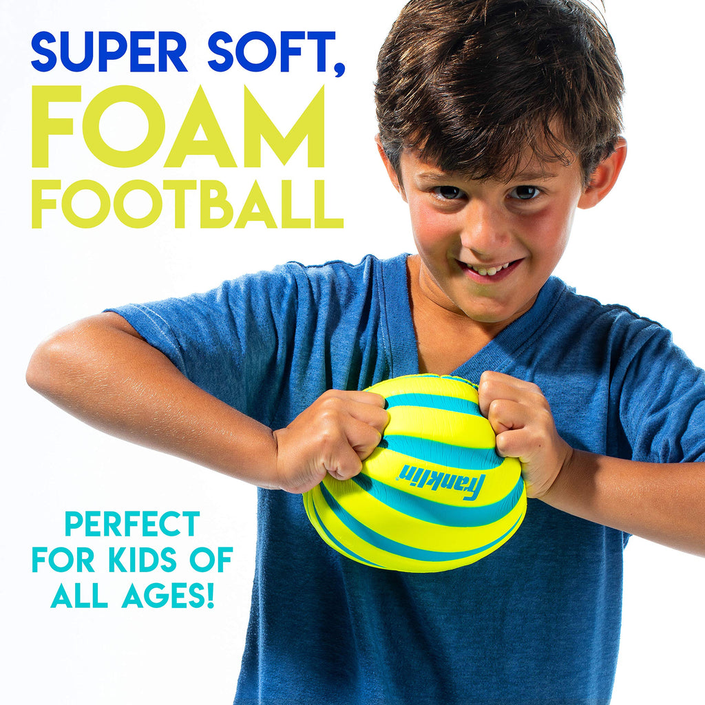 Franklin Sports Probrite 9-Inch Soft Foam Football – Mini Youth Toy for Indoor/Outdoor Play