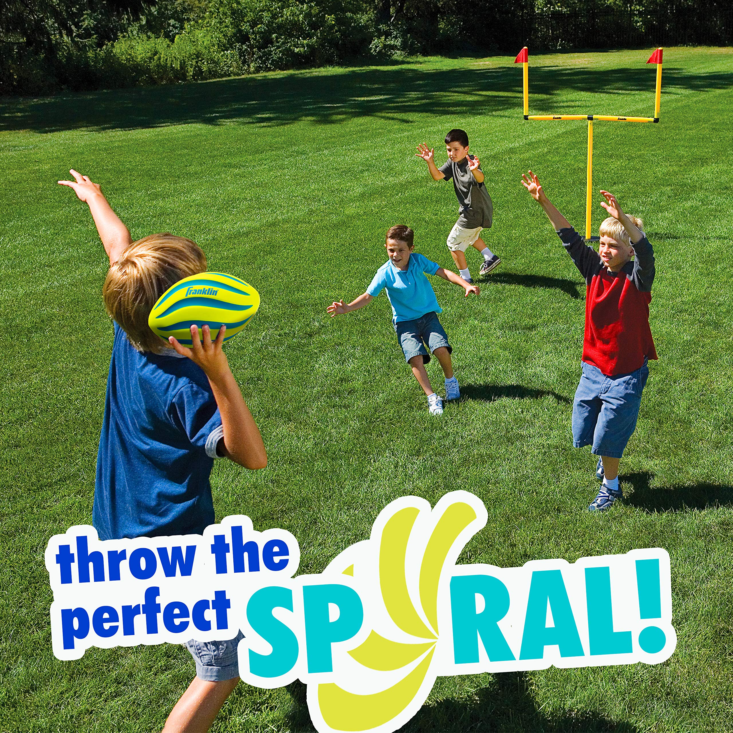 Franklin Sports Probrite 9-Inch Soft Foam Football – Mini Youth Toy for Indoor/Outdoor Play