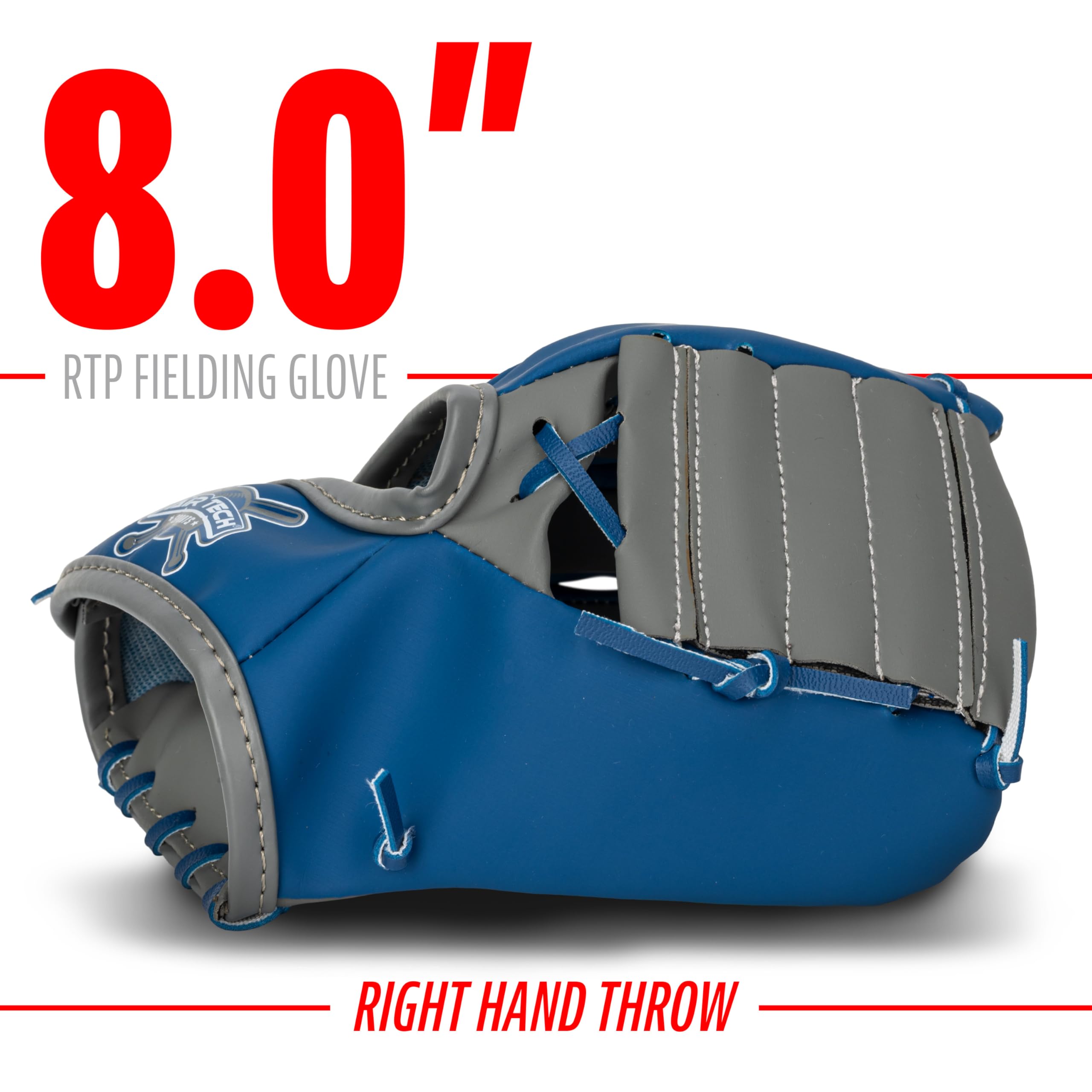 Franklin Sports Teeball Glove and Ball Set for Toddlers – 8" Right Hand Throw, Soft Foam