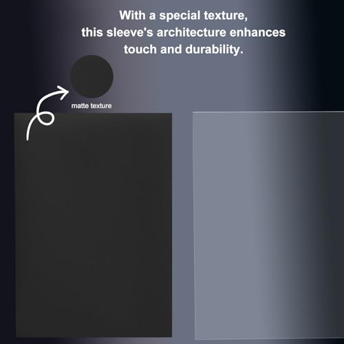 Frinail 300ct Standard Matte Card Sleeves - 3 Colors (Black, Red, Dark Blue) - 66x91mm - for MTG, Yu-Gi-Oh!, Lorcana, and More