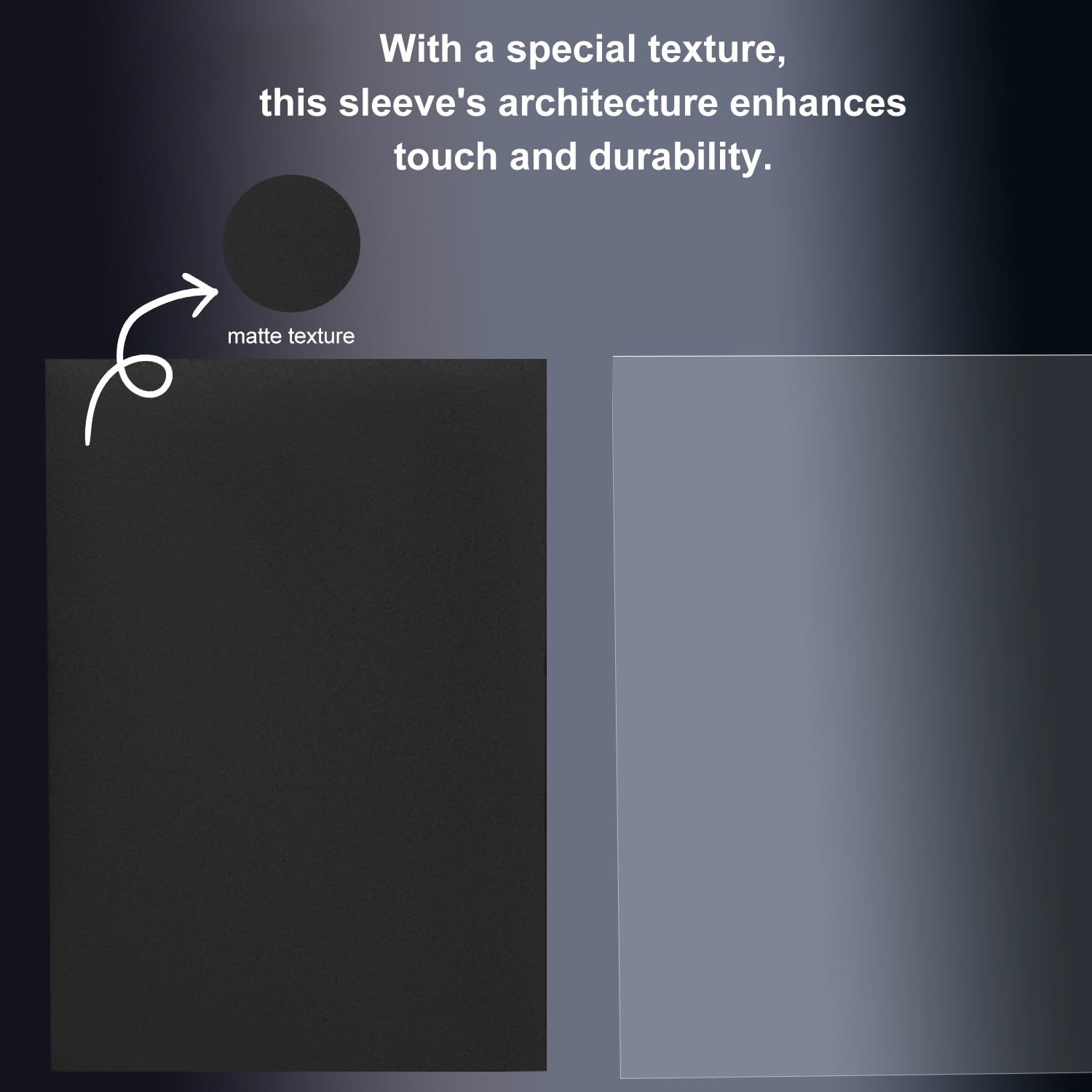 Frinail 300ct Standard Matte Card Sleeves - 3 Colors (Black, Red, Dark Blue) - 66x91mm - for MTG, Yu-Gi-Oh!, Lorcana, and More