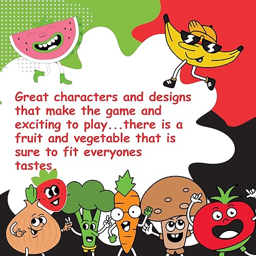 Fruit War Card Game – A Fast Twist on the Classic War Game for 2-4 Players, Ages 8+