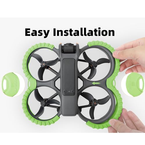 FSIDIWT Orange Silicone Propeller Guard Protector for DJI Avata 2 – Anti-Collision Bumper Ring