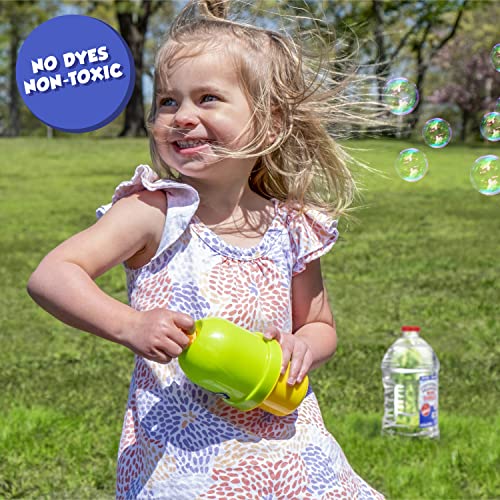 Fubbles 64 oz Bubble Solution Refill – Non-Toxic, Made in USA – Bulk Bubble Machine Refill