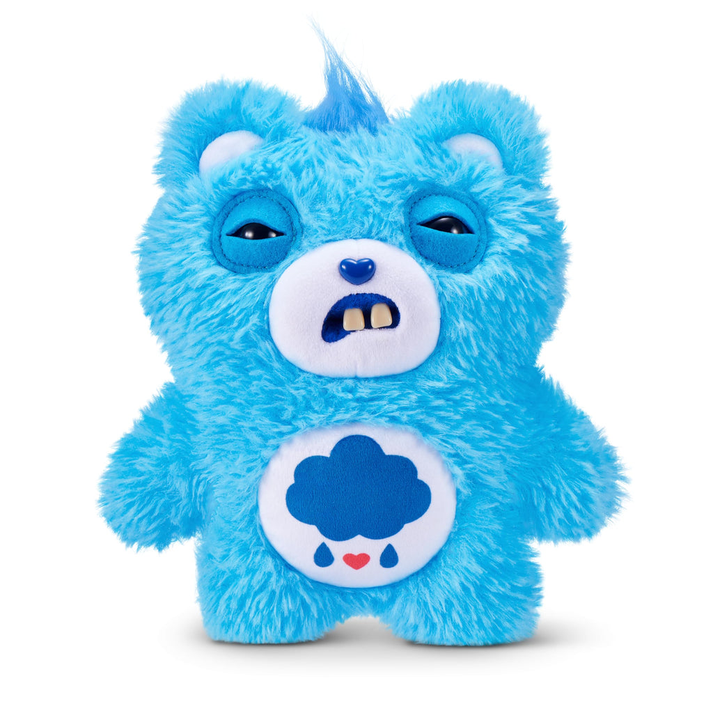 Fuggler Care Bears Grumpy Bear 9-Inch Plush – Funny Ugly Monster with Human Teeth by ZURU
