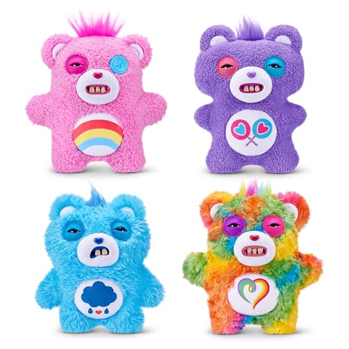 Fuggler Care Bears Grumpy Bear 9-Inch Plush – Funny Ugly Monster with Human Teeth by ZURU