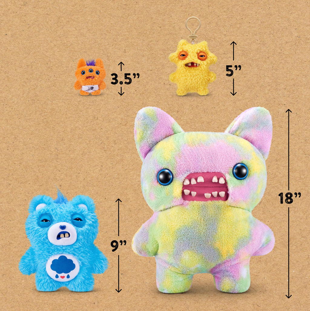 Fuggler Care Bears Grumpy Bear 9-Inch Plush – Funny Ugly Monster with Human Teeth by ZURU