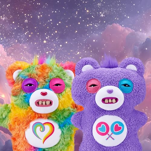 Fuggler Care Bears Togetherness Bear 9-Inch Plush – Funny Ugly Monster Stuffed Animal with Human-Like Teeth by ZURU