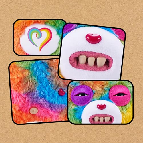 Fuggler Care Bears Togetherness Bear 9-Inch Plush – Funny Ugly Monster Stuffed Animal with Human-Like Teeth by ZURU