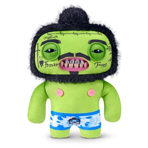 Fuggler Fugg Stars 9-Inch Plush Toy (Rhymer Mcslimer) – Funny Ugly Monster with Human Teeth by ZURU