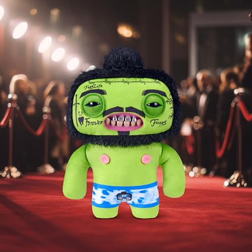 Fuggler Fugg Stars 9-Inch Plush Toy (Rhymer Mcslimer) – Funny Ugly Monster with Human Teeth by ZURU