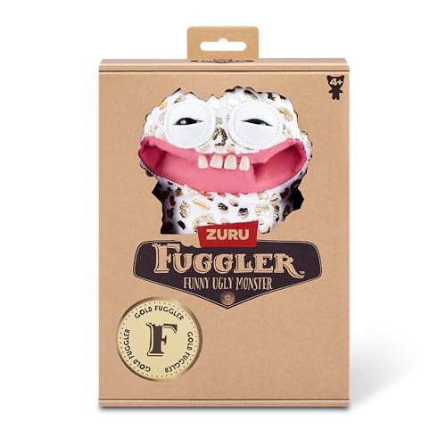 Fuggler Gold Fuggs (Grin Grin) - 9" Funny Ugly Monster Plush with Gold Foil Print