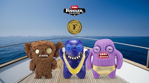 Fuggler Gold Fuggs Shameless Goof Mankini Plush - 9" Funny Ugly Monster Collectible